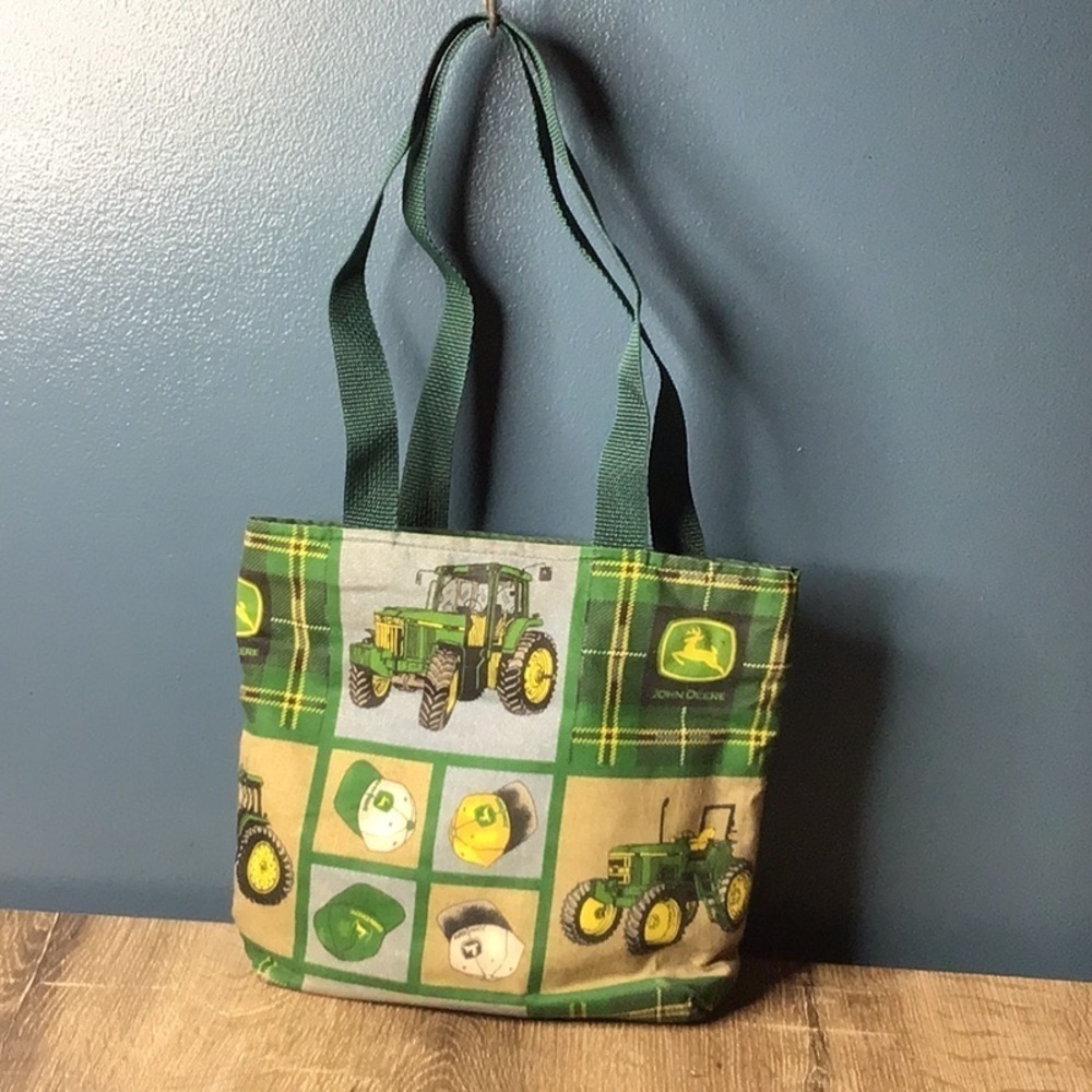 John Deere Green and Yellow Tote Bag